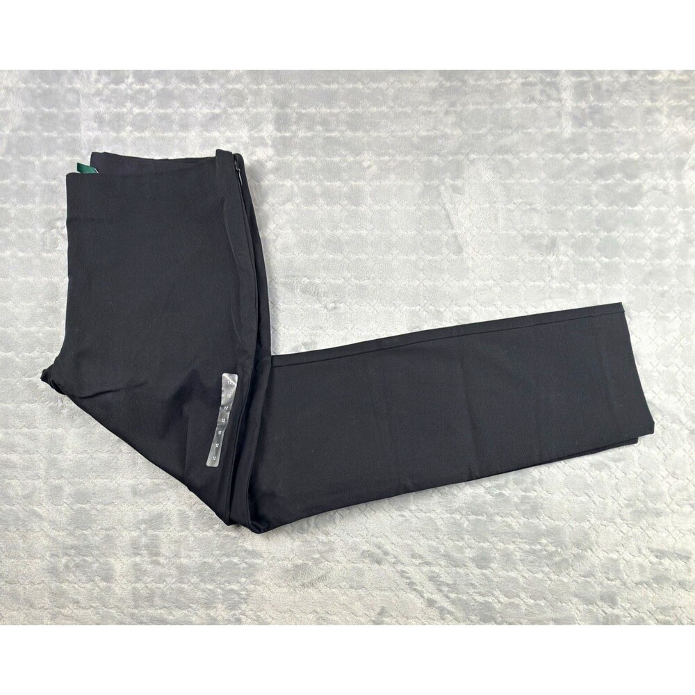 Lauren Ralph Lauren Women's Size 12 Black Straight Leg Dress Pants NWT, Stretch
